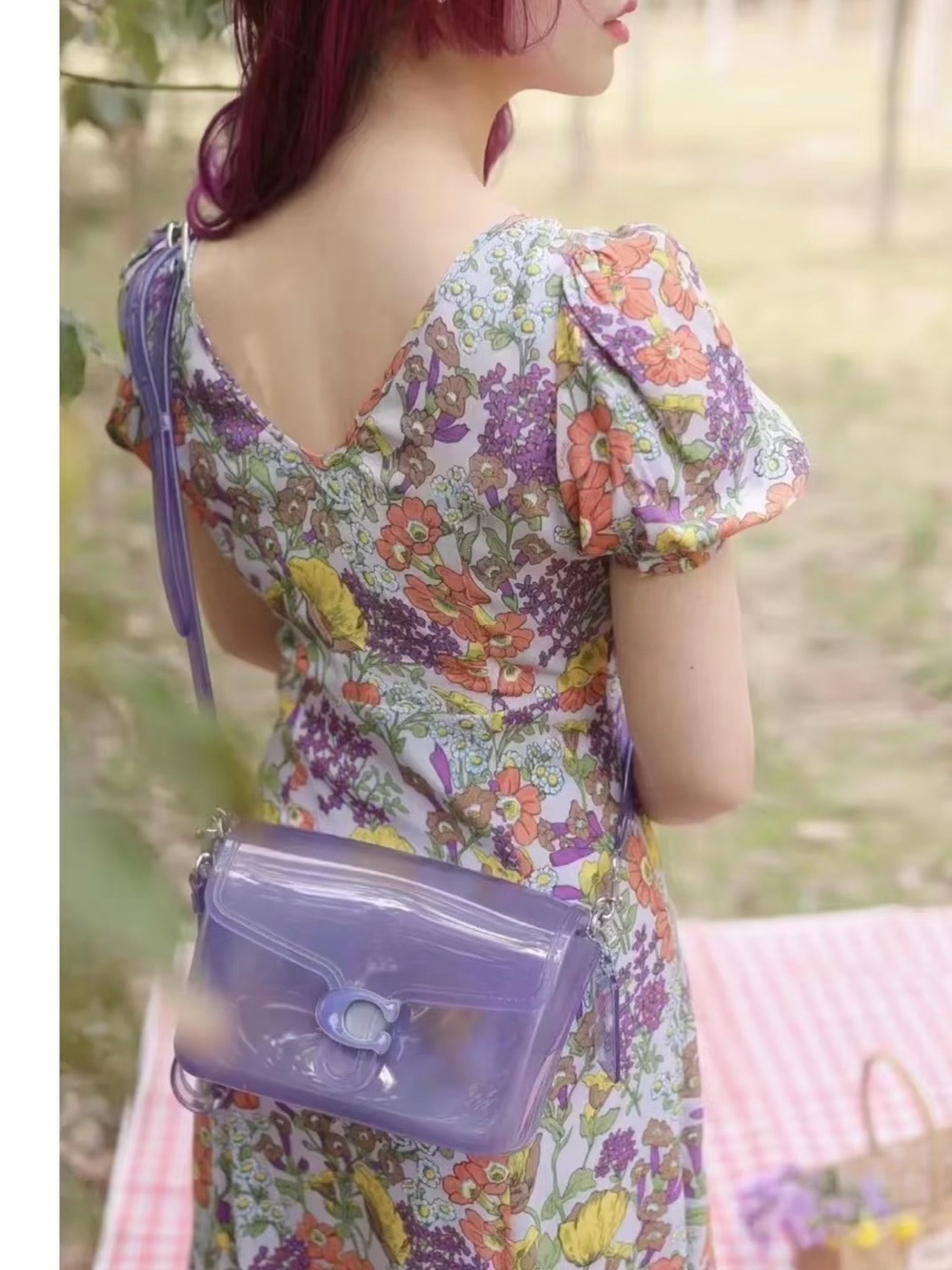 New 💯 Authentic COACH RUNWAY LIMITED EDITION PURPLE VIOLET JELLY TABBY